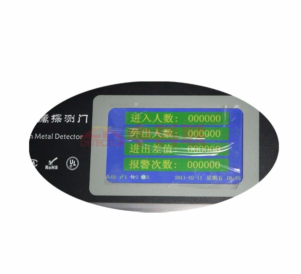 803C--大屏幕彩色液晶顯示型通過(guò)式金屬安檢門